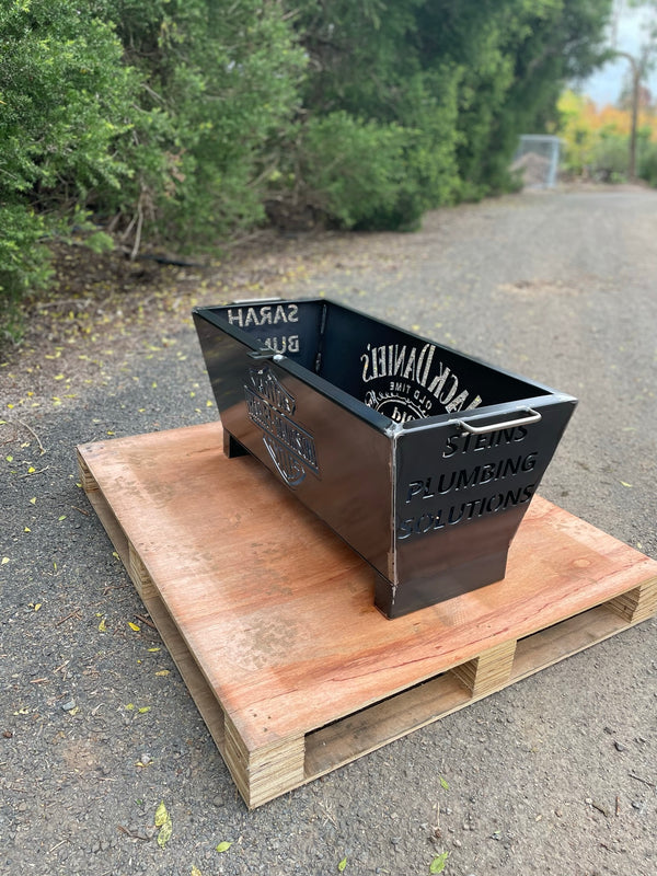 Custom Rectangle Fire Pit | Rocket Rons | Sydney