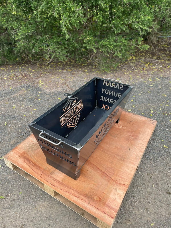 Custom Rectangle Fire Pit | Rocket Rons | Sydney