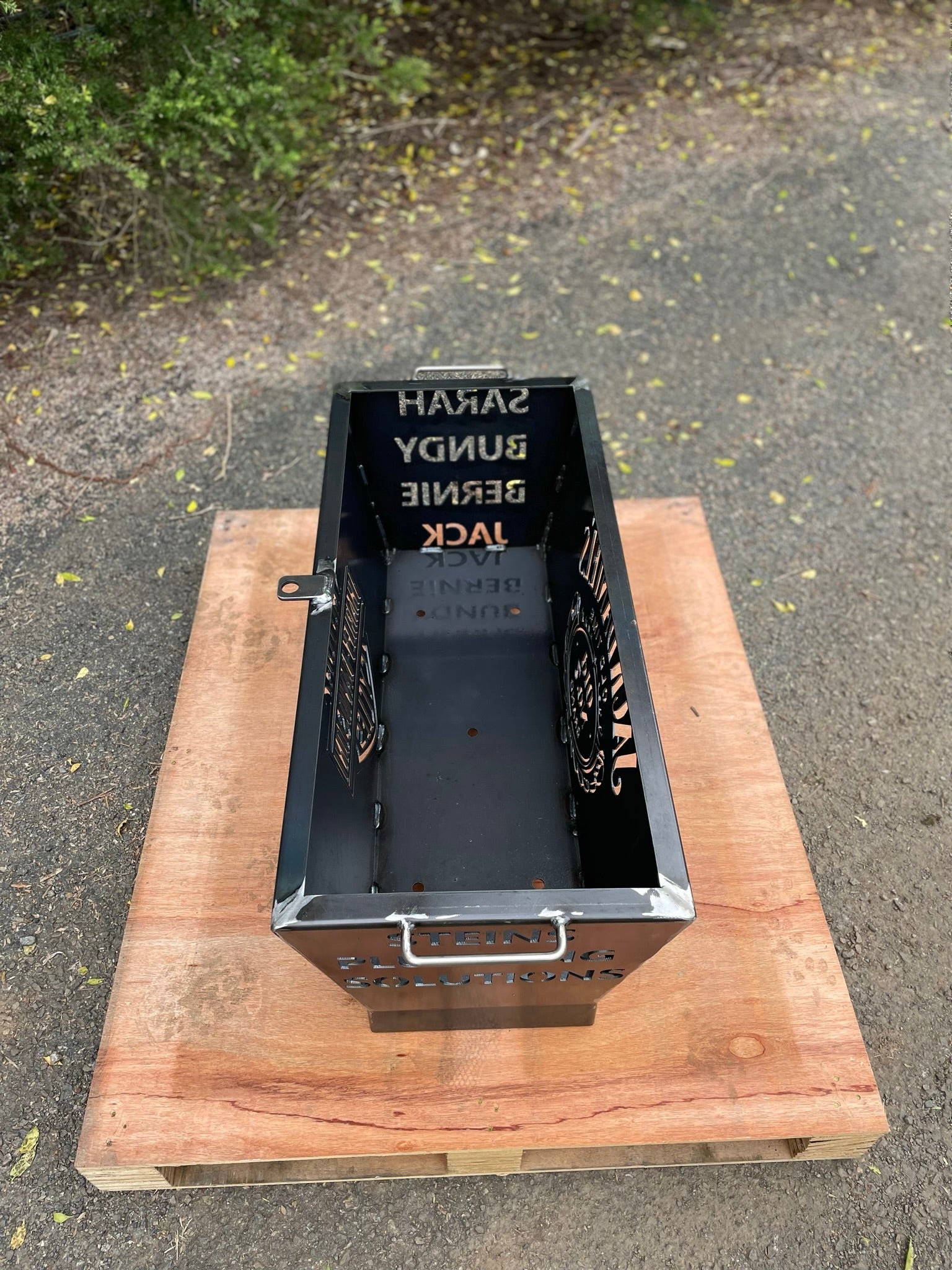 Custom Rectangle Fire Pit | Rocket Rons | Sydney