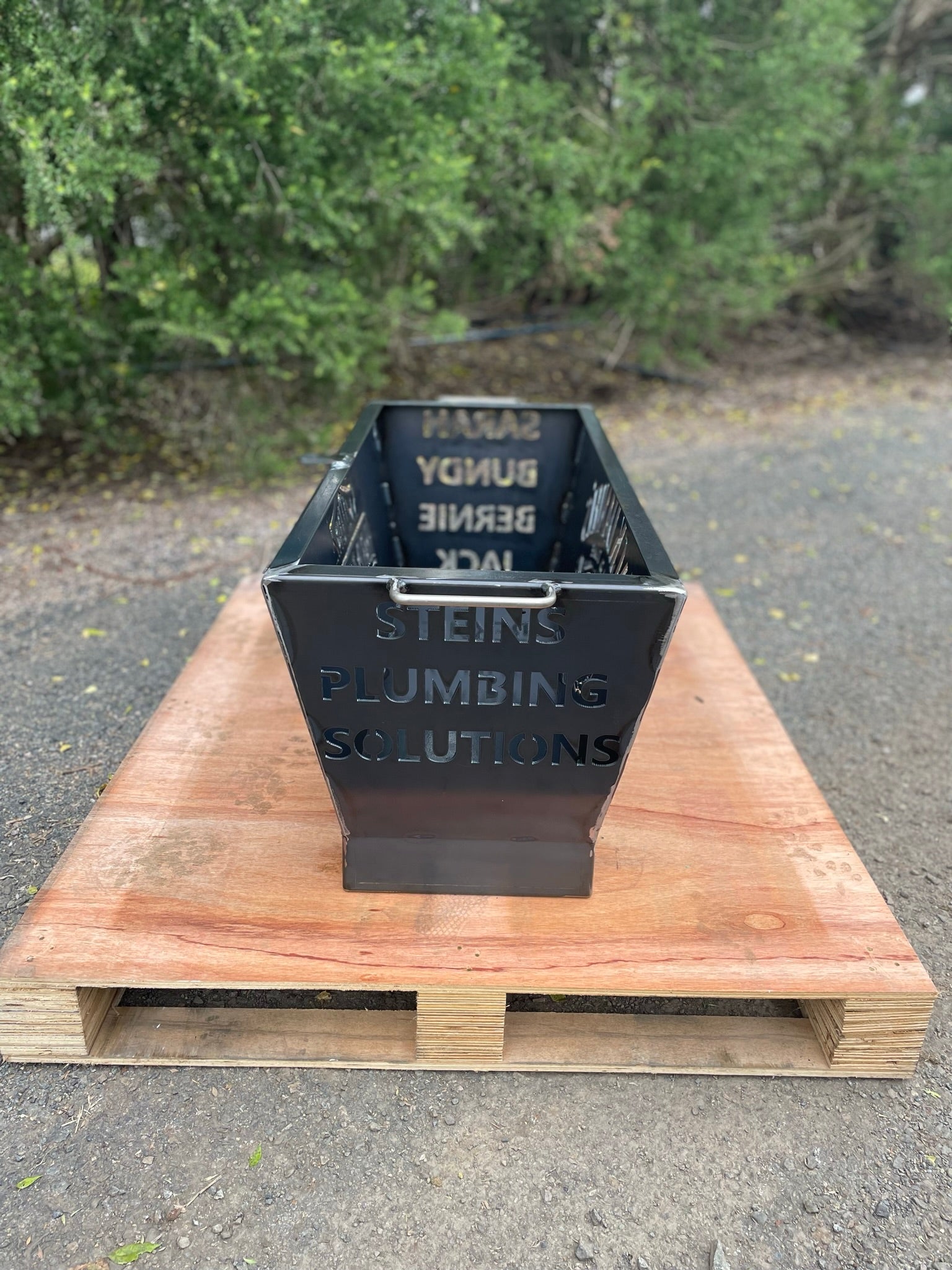 Custom Rectangle Fire Pit | Rocket Rons | Sydney