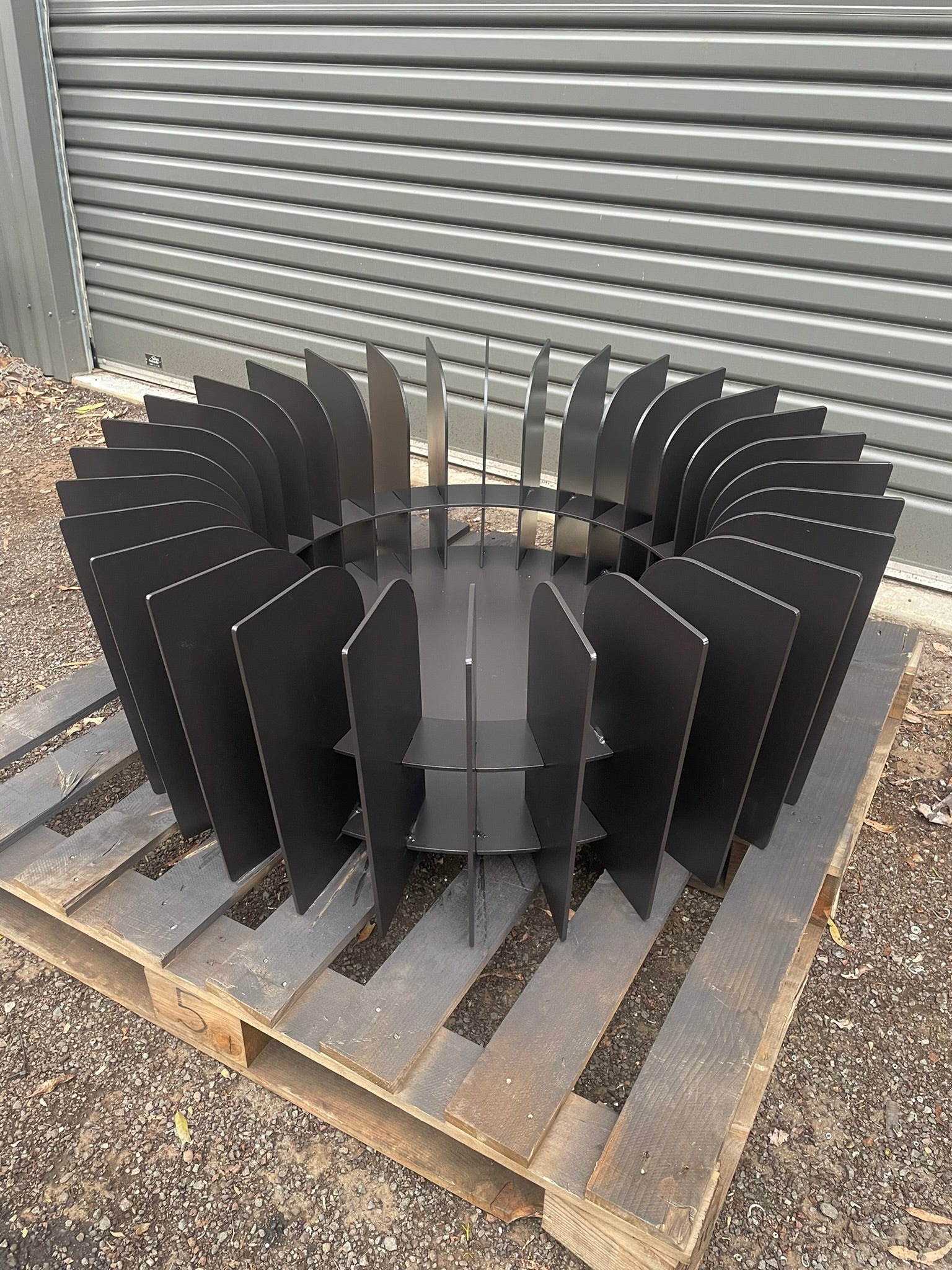 Round Fire Pit - Slats